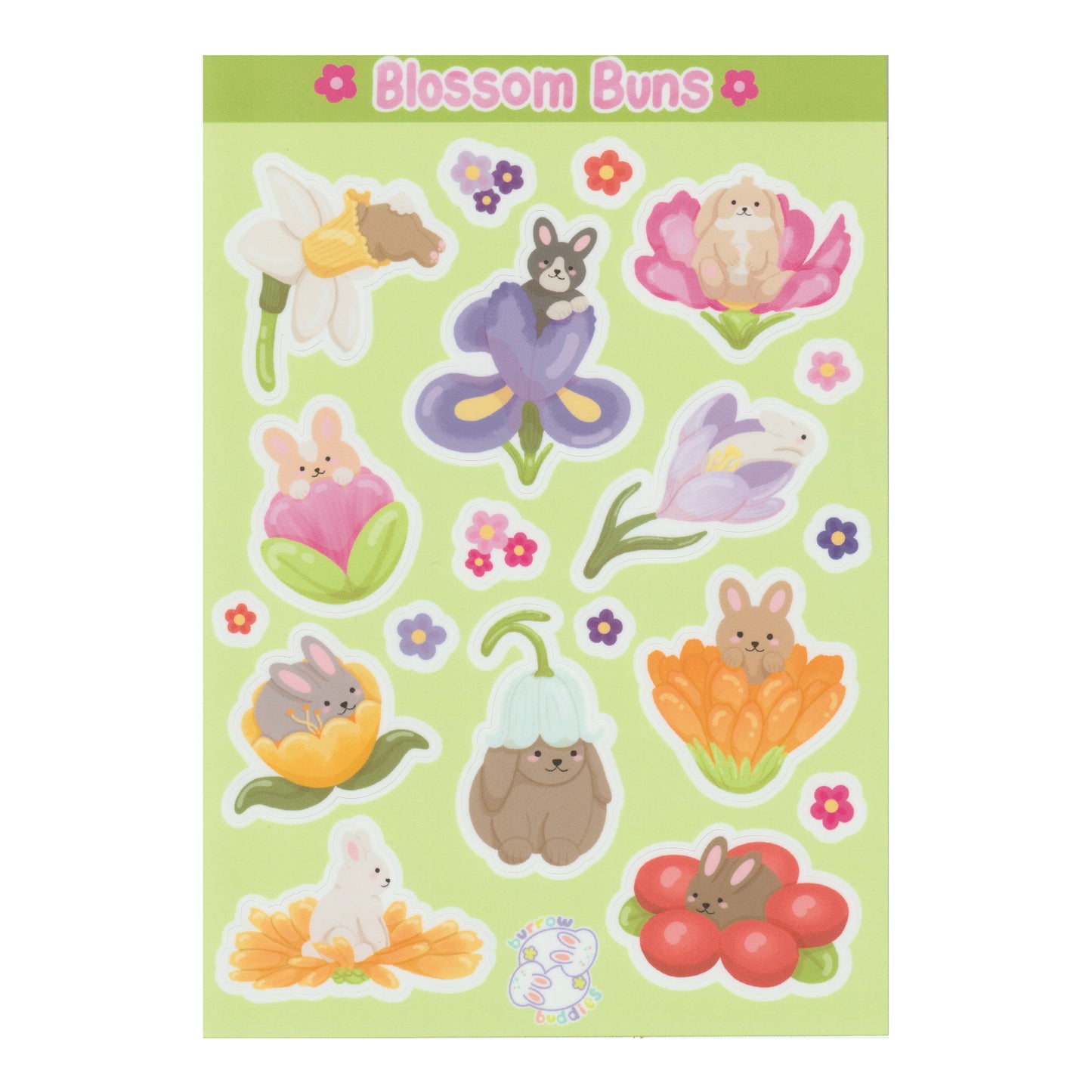 Blossom Buns Sticker Sheet