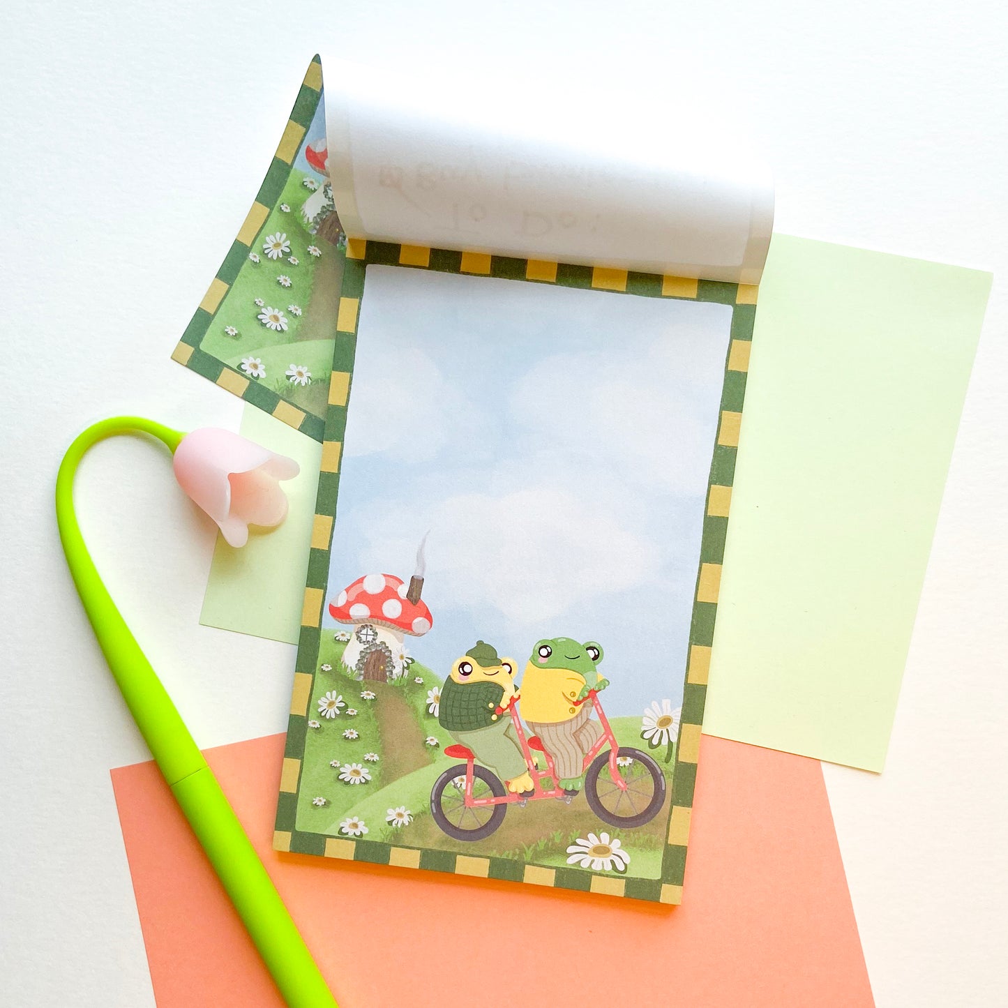 Frog and Toad Memo Pad