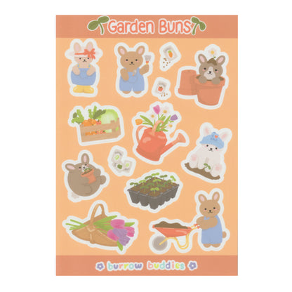 Garden Buns Sticker Sheet