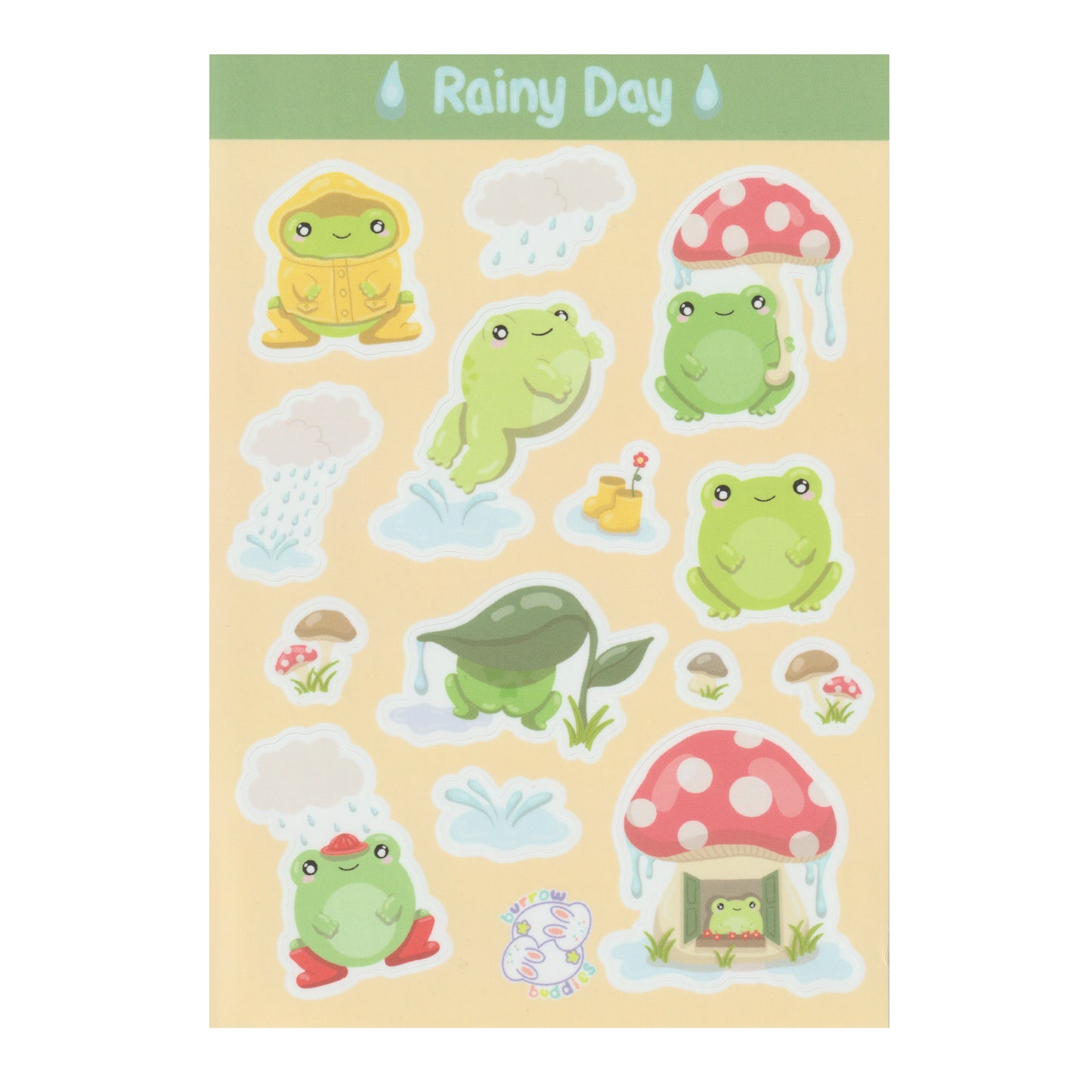 Rainy Day Sticker Sheet