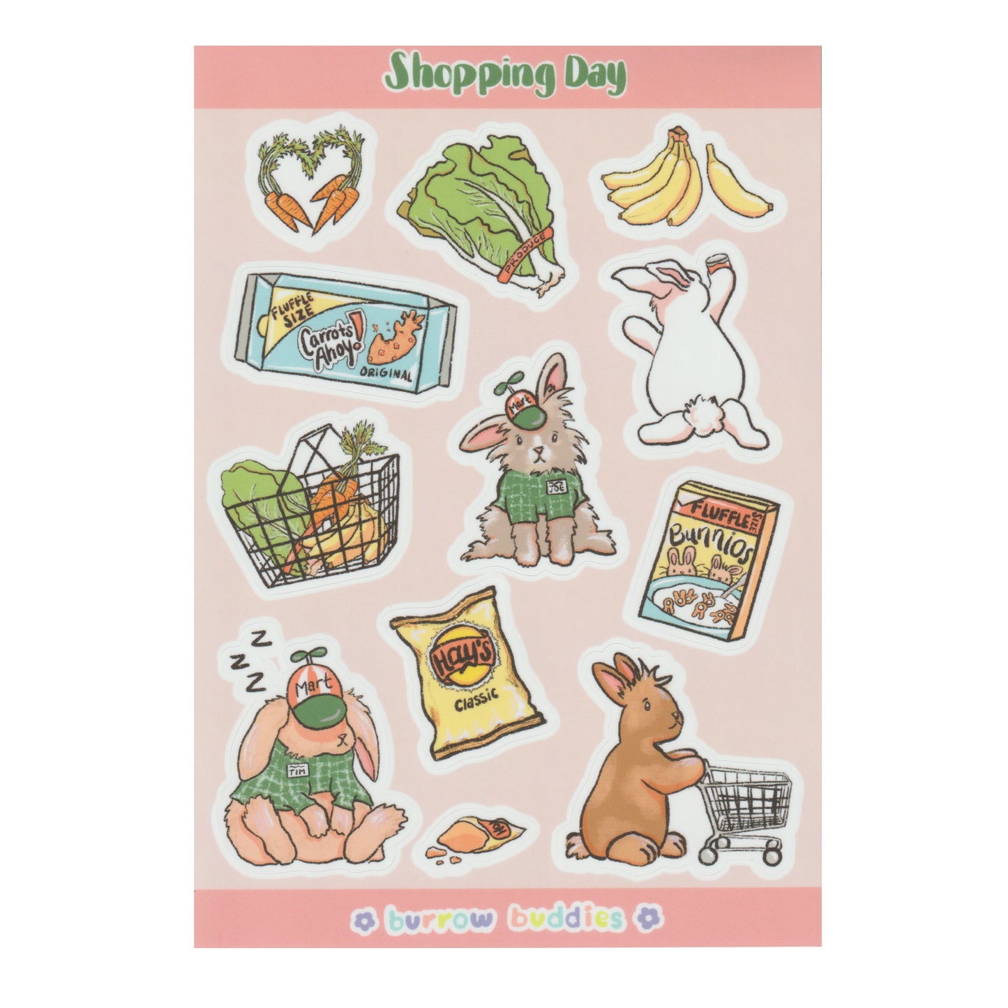 Shopping Day Sticker Sheet