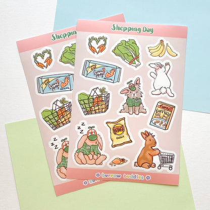 Shopping Day Sticker Sheet