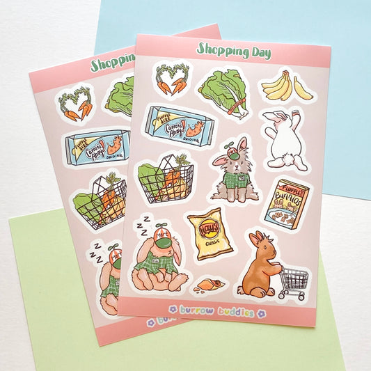 Shopping Day Sticker Sheet